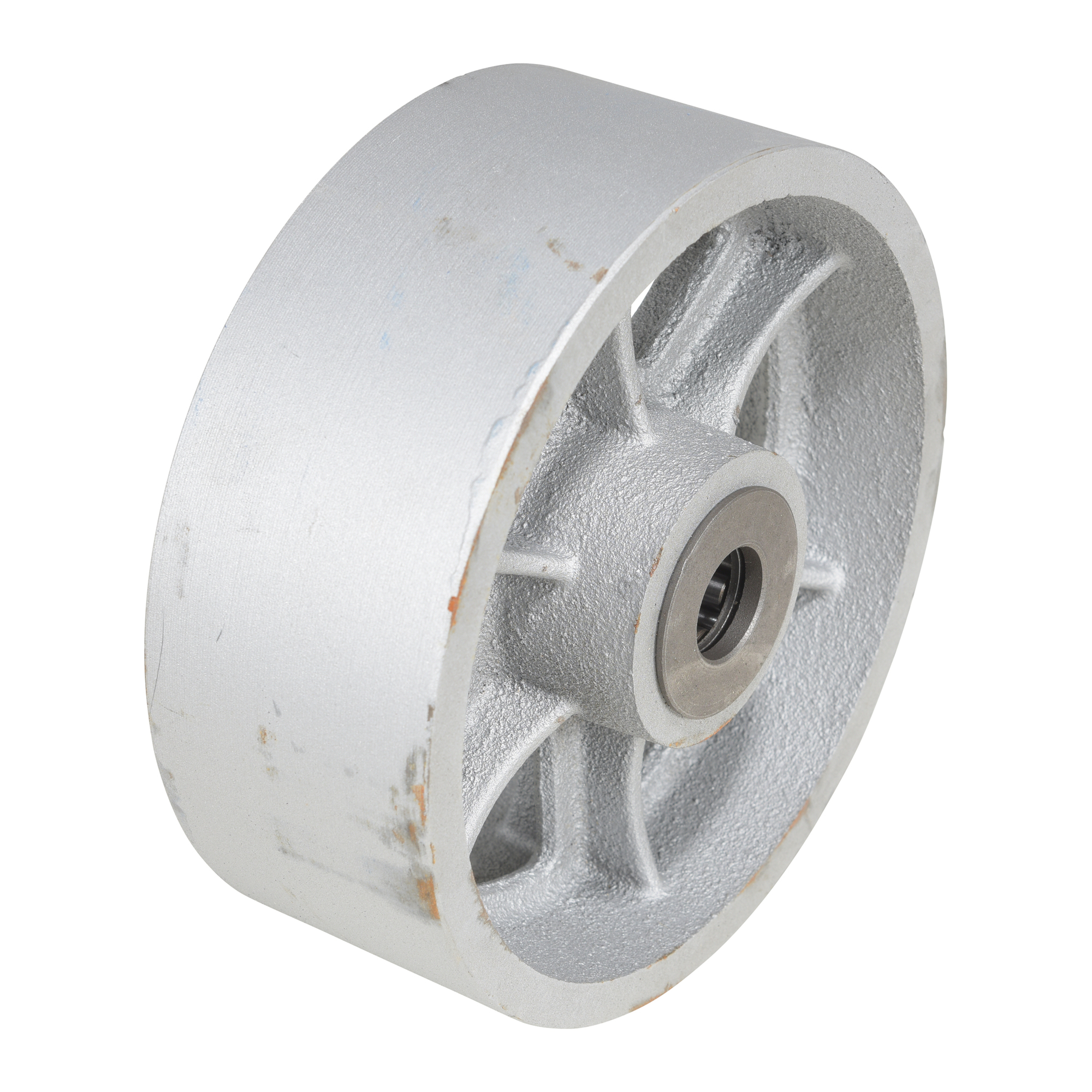 Vestil Cast Iron Wheel - 8in. Diameter, High Capacity, Abrasion and Shock Resistant, Model# WHL-CI-8X3